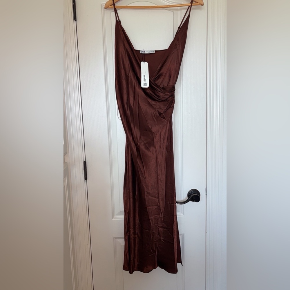 Zara  Brown Dress